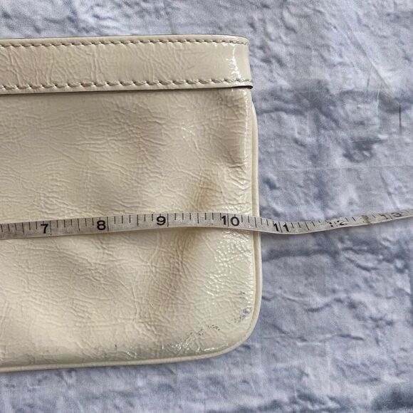 Coach wristlet zipper close clutch purse white 10.5”x5.5” - Picture 11 of 12